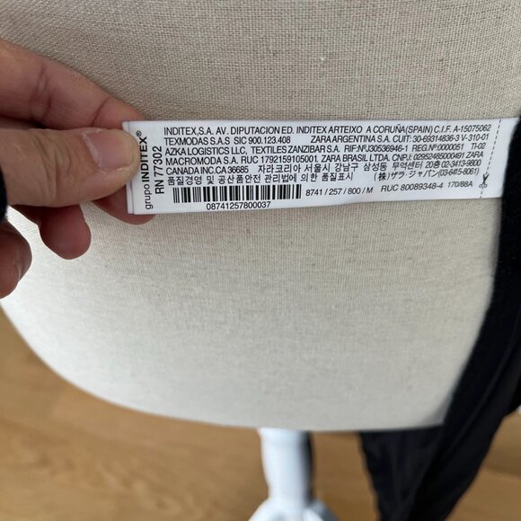 Black Pantsuit EU M - ZARA - NWT - Picture 10 of 11